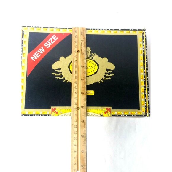 Partagas Wooden Cigar Boxes Empty Storage Lot of 2 Black Label Spanish Rosado - Picture 3 of 10